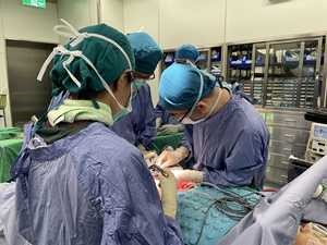 步驟1.將腹腔內肉眼可見腫瘤切除 Image