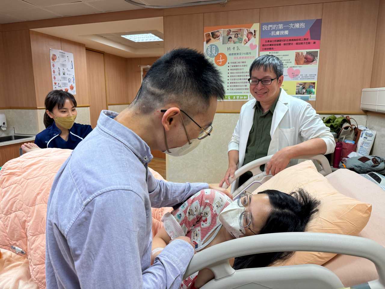 告別產房無助 台中慈濟醫院溫柔生產共照迎新生