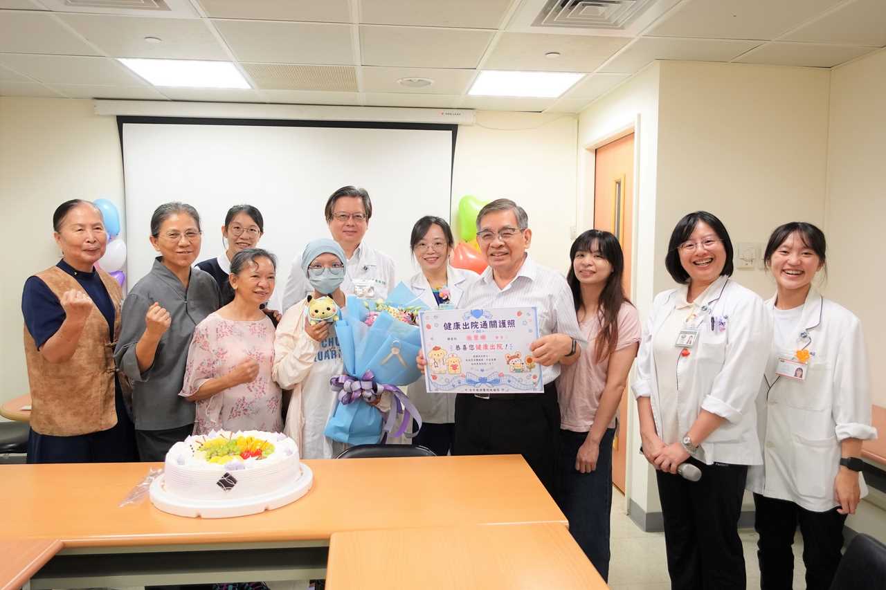 愛與勇氣闖過移植難關 住院近半年骨髓病友慶重生