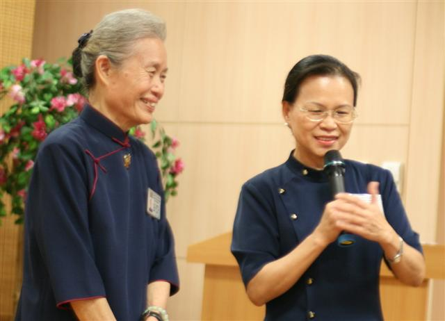 蘭心飄芳如沐春風，同仁感受法喜勤精進