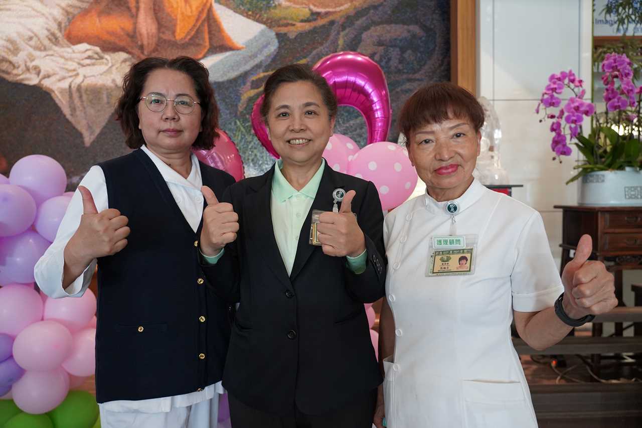 護理年資逾百年 台中慈濟三強棒為護理育才留才