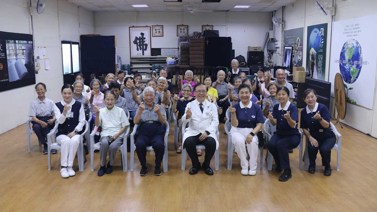 法親關懷擴及環保菩薩 台中慈院團隊走入環保站
