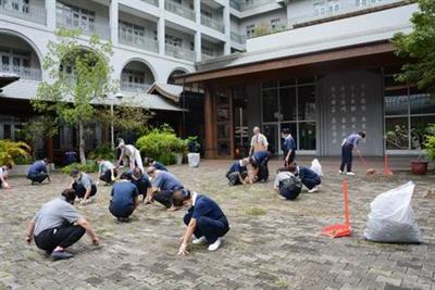 image 20150815台中慈院第二院區護理之家大掃除
