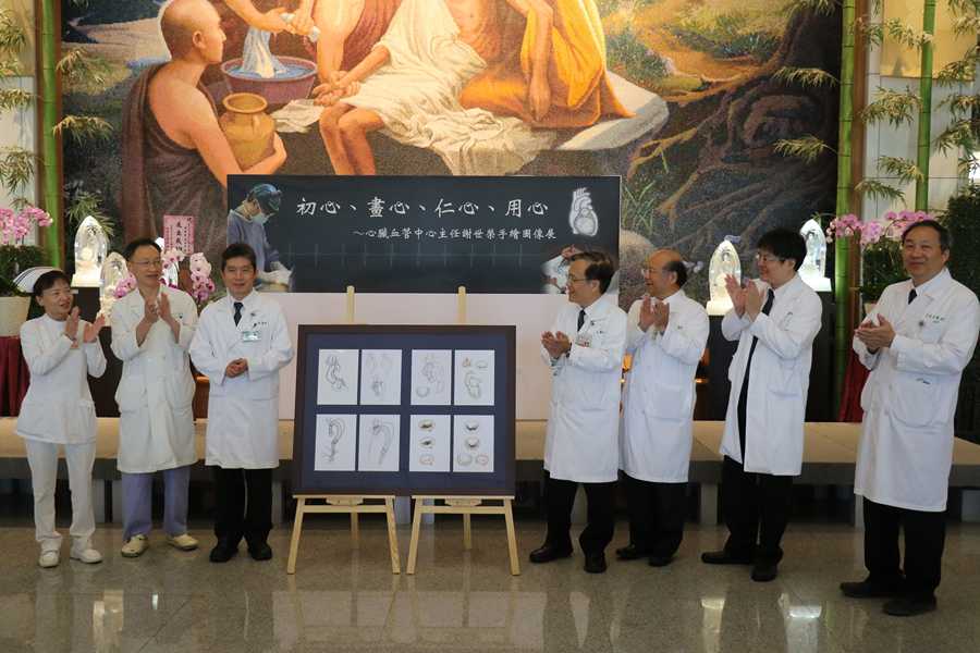 關心病人傳承技術 謝世榮繪心臟手術圖杏林一絕